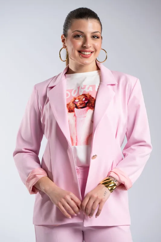 Waisted Suit Gold Button