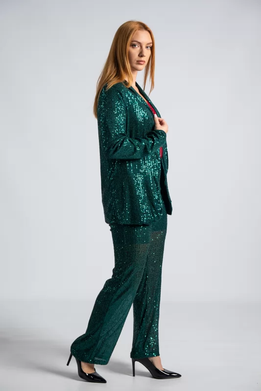 Suit Sequins Green