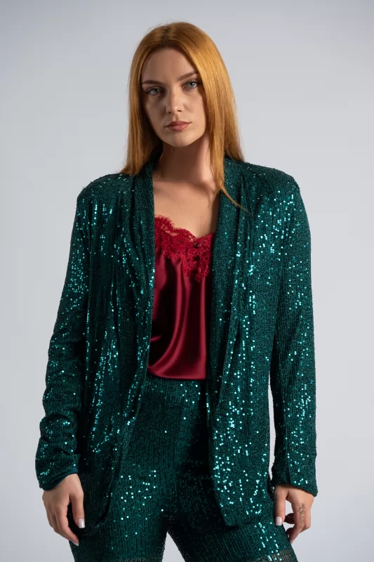 Suit Sequins Green