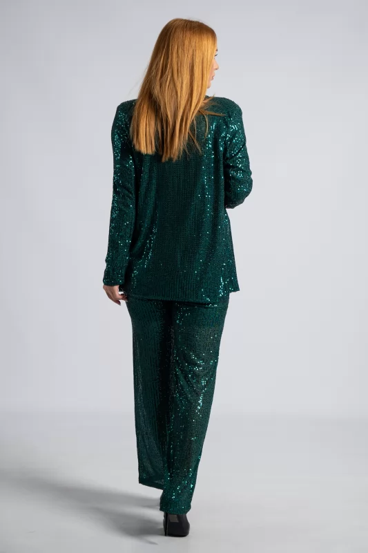 Suit Sequins Green