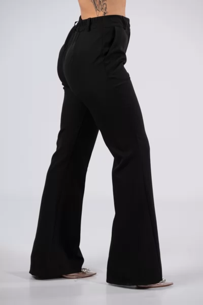 Κοστούμι Σατέν Λεπτομέρειες Μαύρο-Γκρι