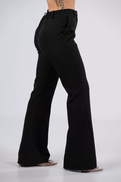 Suit Satin Details Black-Grey