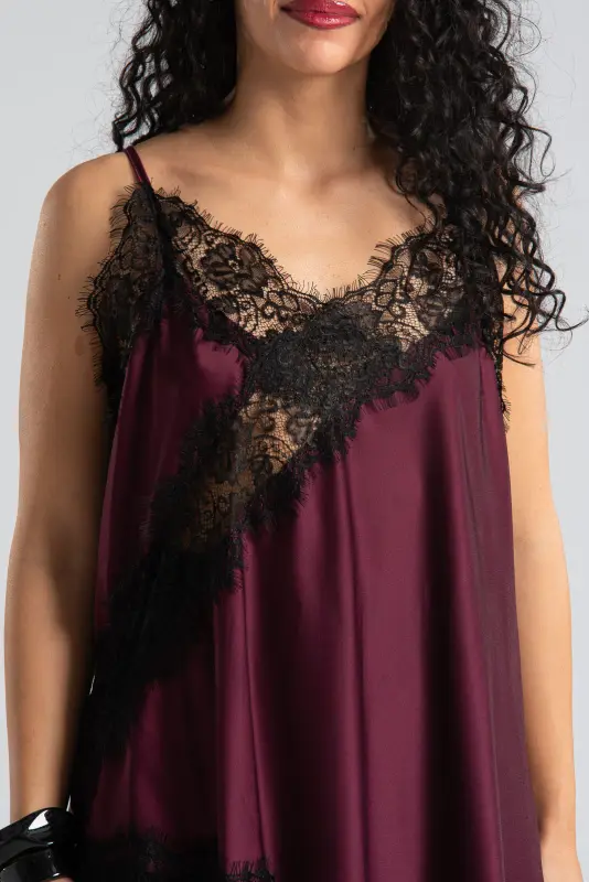 Lingerie Δαντέλα Ασύμμετρο Λάστιχο