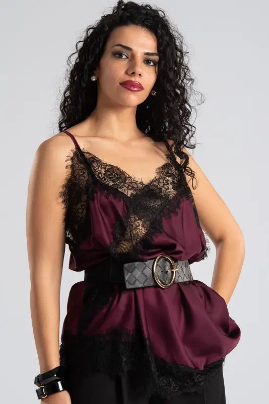 Lingerie Lace Asymmetrical Elastic