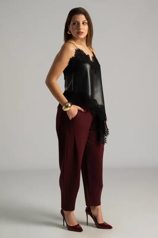 Lingerie Δερματίνη Λεπτομέρειες Δαντέλα