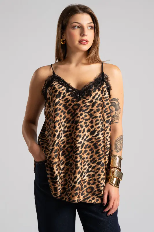 Lingerie Leopard Δαντέλα