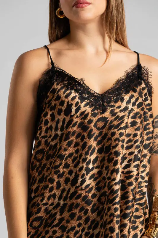 Lingerie Leopard Δαντέλα