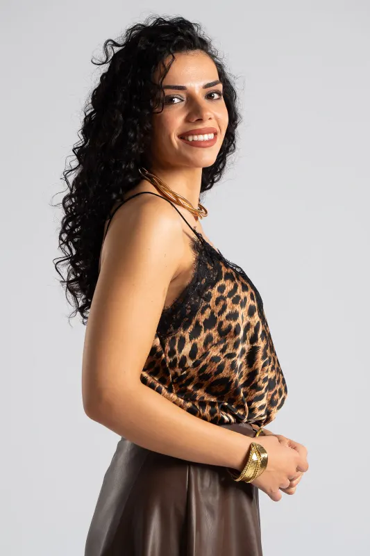 Lingerie Leopard Δαντέλα