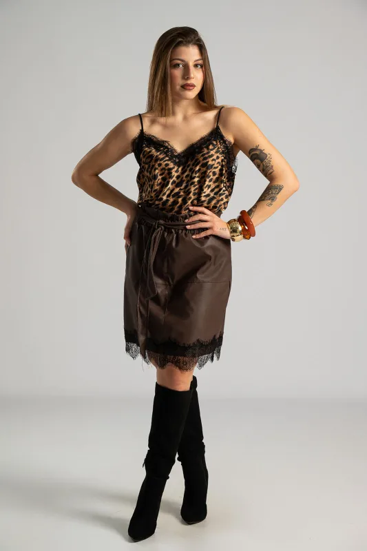 Lingerie Leopard Δαντέλα