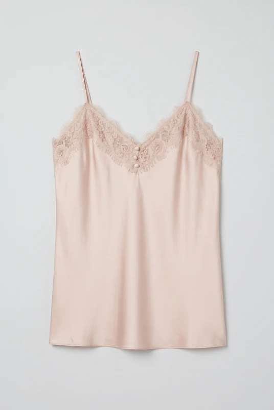 Lingerie Satin Lace Details 