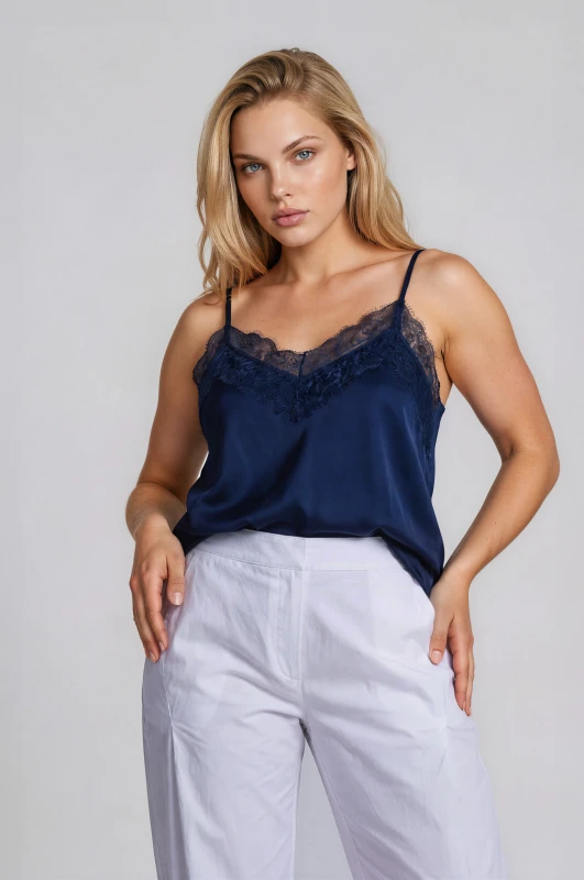 Lingerie Satin with Lace 