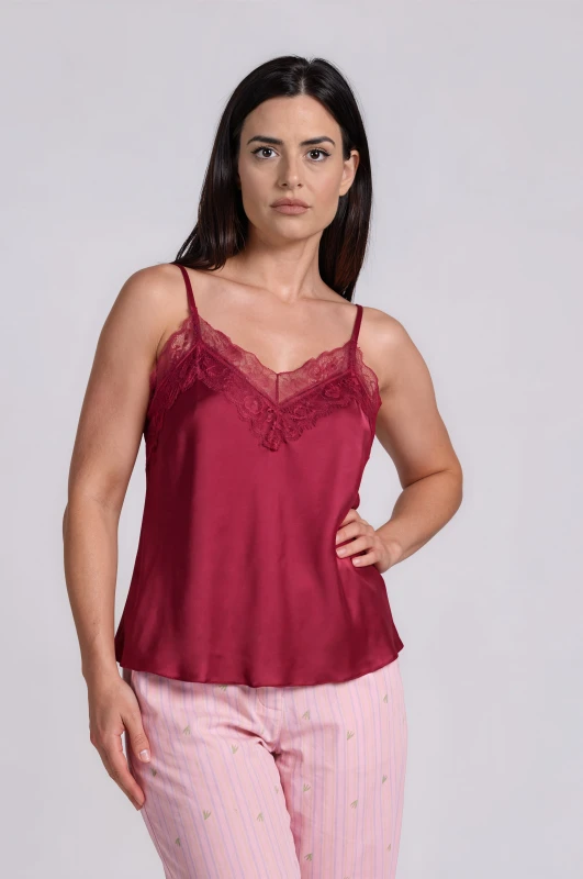 Lingerie Satin with Lace 