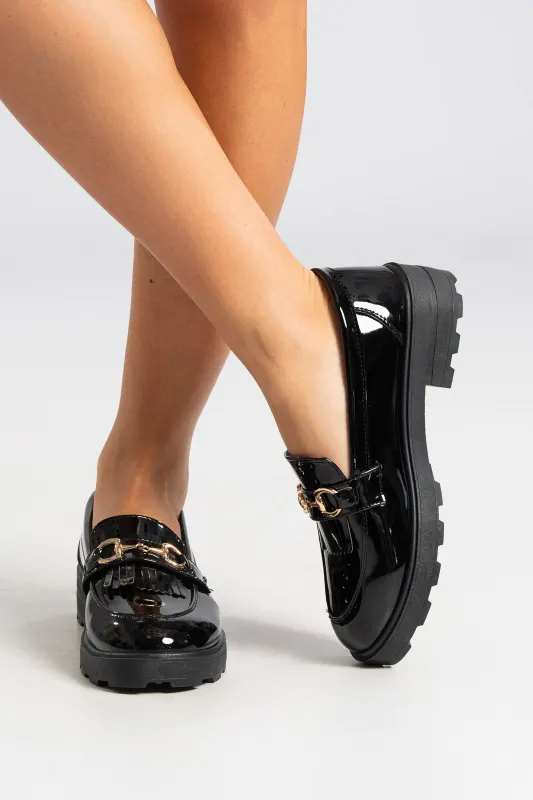 Loafers Λουστρίνι Αγκράφα