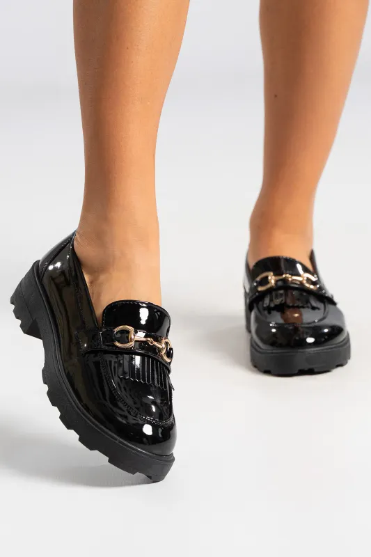 Loafers Λουστρίνι Αγκράφα