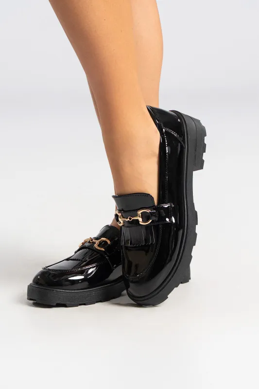 Loafers Λουστρίνι Αγκράφα