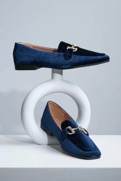 Loafers Velvet Horsebit Night Blue