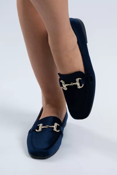 Loafers Velvet Horsebit Night Blue