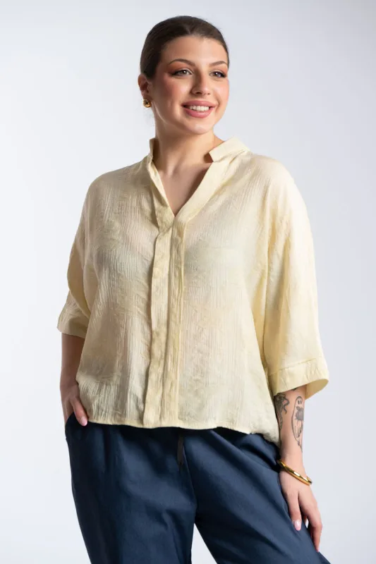 Loose Μπλούζα Minimal Γραμμή