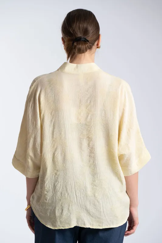 Loose-Fit Minimalist Blouse