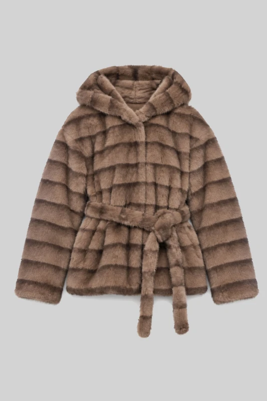 Luxury Fur Coat Belt