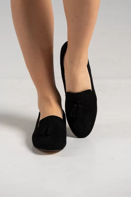 Moccasinia Suede Tassels