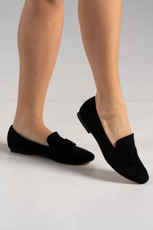 Moccasinia Suede Tassels