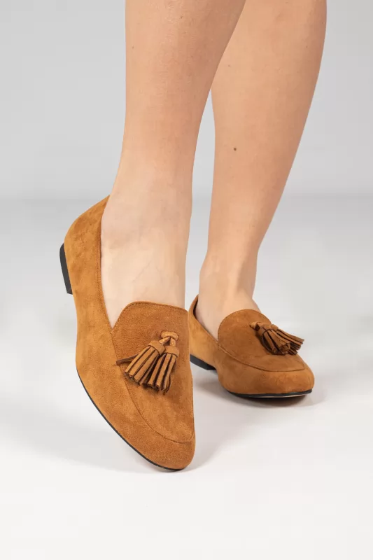 Moccasinia Suede Tassels