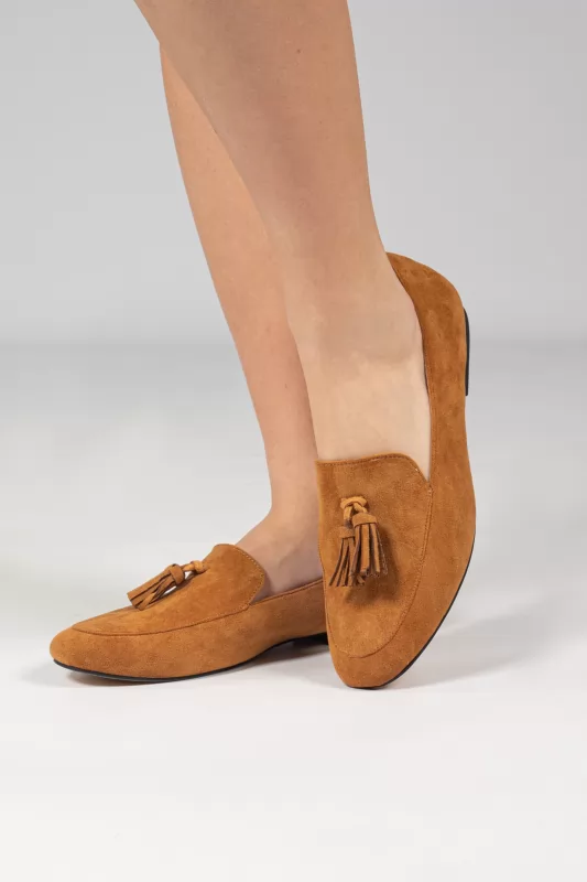 Moccasinia Suede Tassels