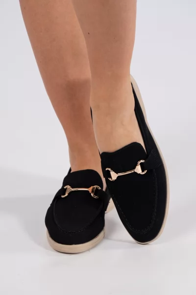 Moccasins Suede Black
