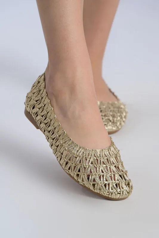 Μπαλαρίνες Elegant Διάτρητες