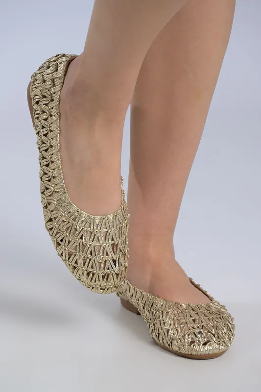 Μπαλαρίνες Elegant Διάτρητες