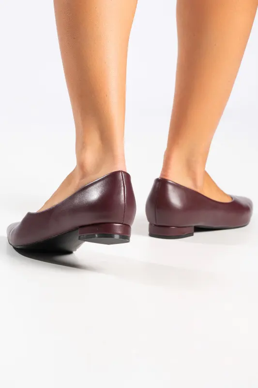 Flat Ballet Shoes Leatherette 
