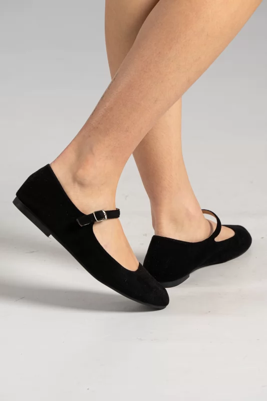 Ballerinas Flat Suede