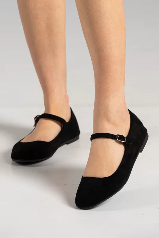 Ballerinas Flat Suede