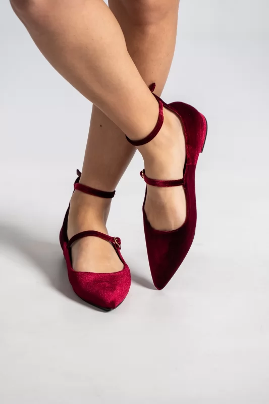 Ballerinas Velvet Pointed