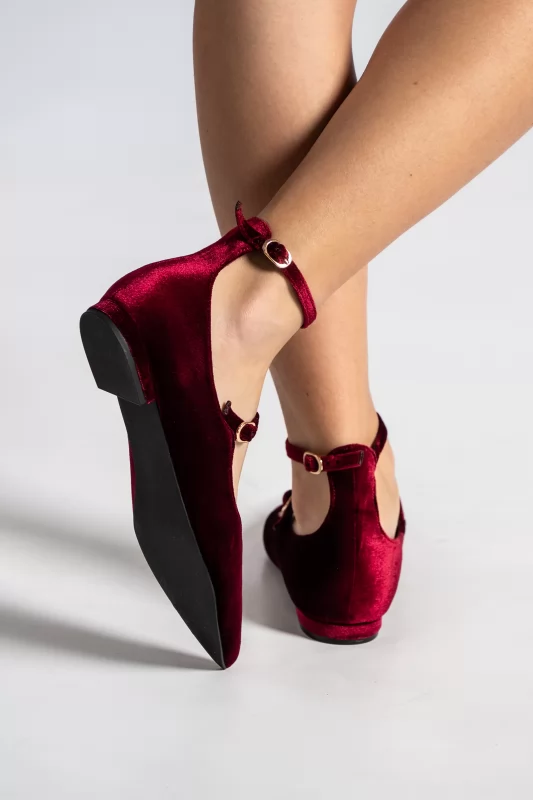 Ballerinas Velvet Pointed