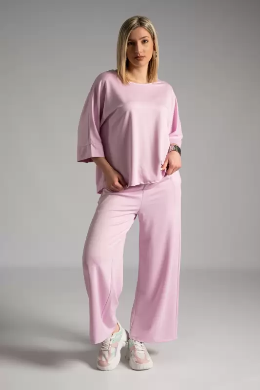 Blouse 3/4 Sleeves Batwing Sleeves