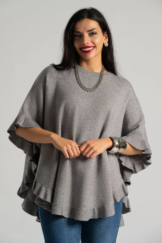 Blouse 3/4 Sleeves Ruffles