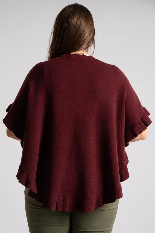 Μπλούζα 3/4 Μανίκια Βολάν