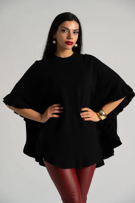 Blouse 3/4 Sleeves Ruffles