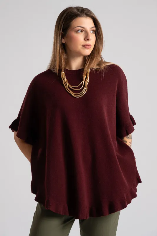 Μπλούζα 3/4 Μανίκια Βολάν