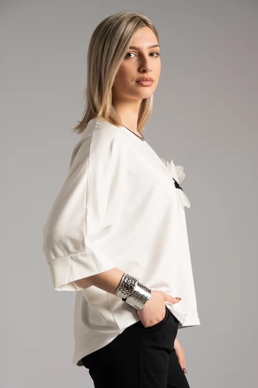 Blouse 3D flower