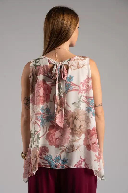Blouse Sleeveless Berries