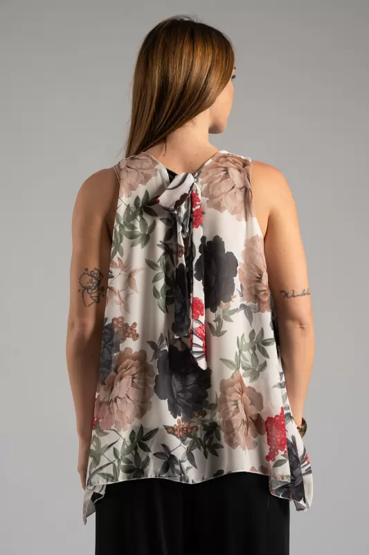 Blouse Sleeveless Berries