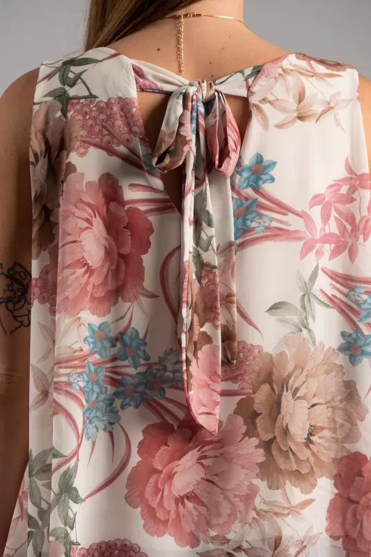 Blouse Sleeveless Berries