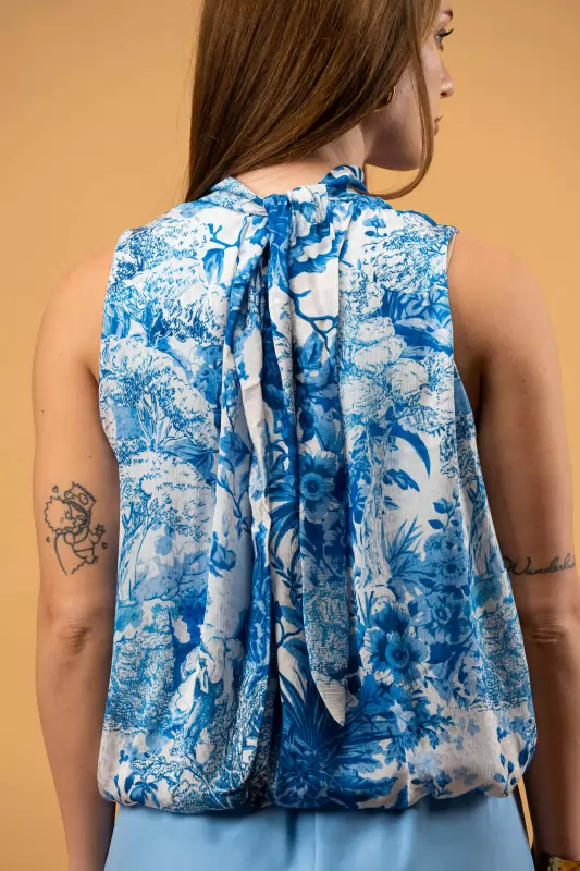 Blouse Sleeveless Binding