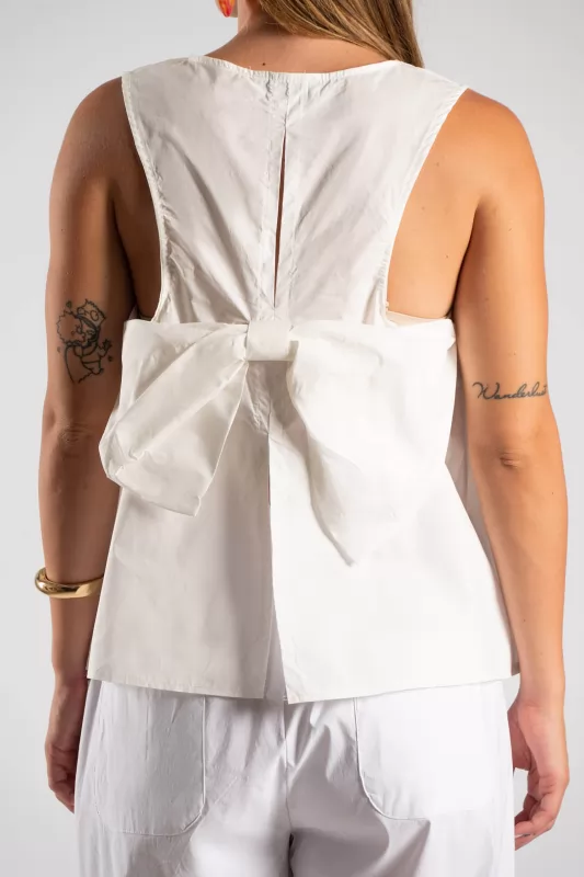 Blouse Sleeveless Bow