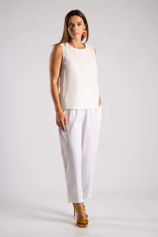 Blouse Sleeveless Bow