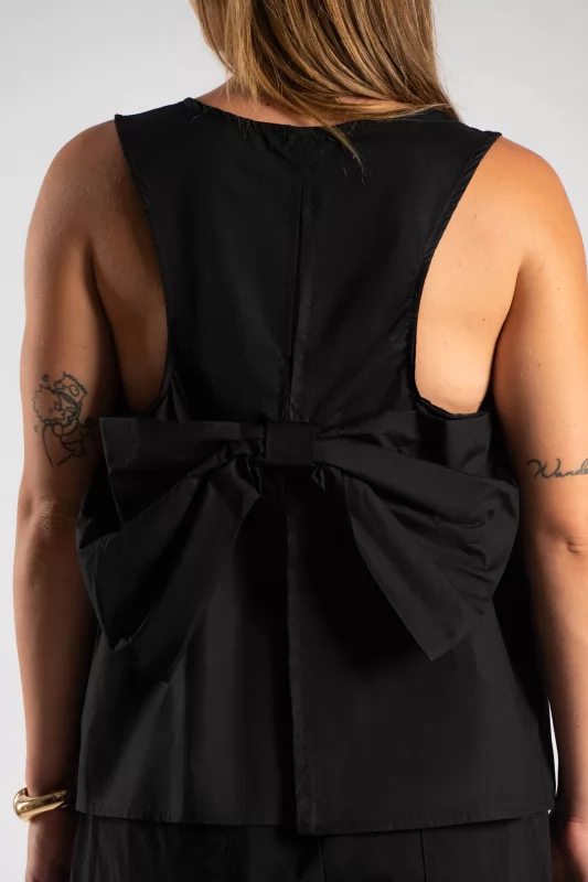 Blouse Sleeveless Bow