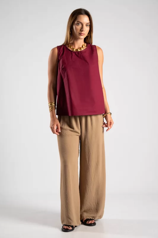 Blouse Sleeveless Bow